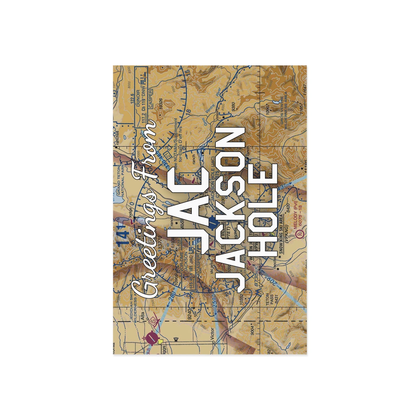 JAC Postcard | Jackson Hole Airport Card