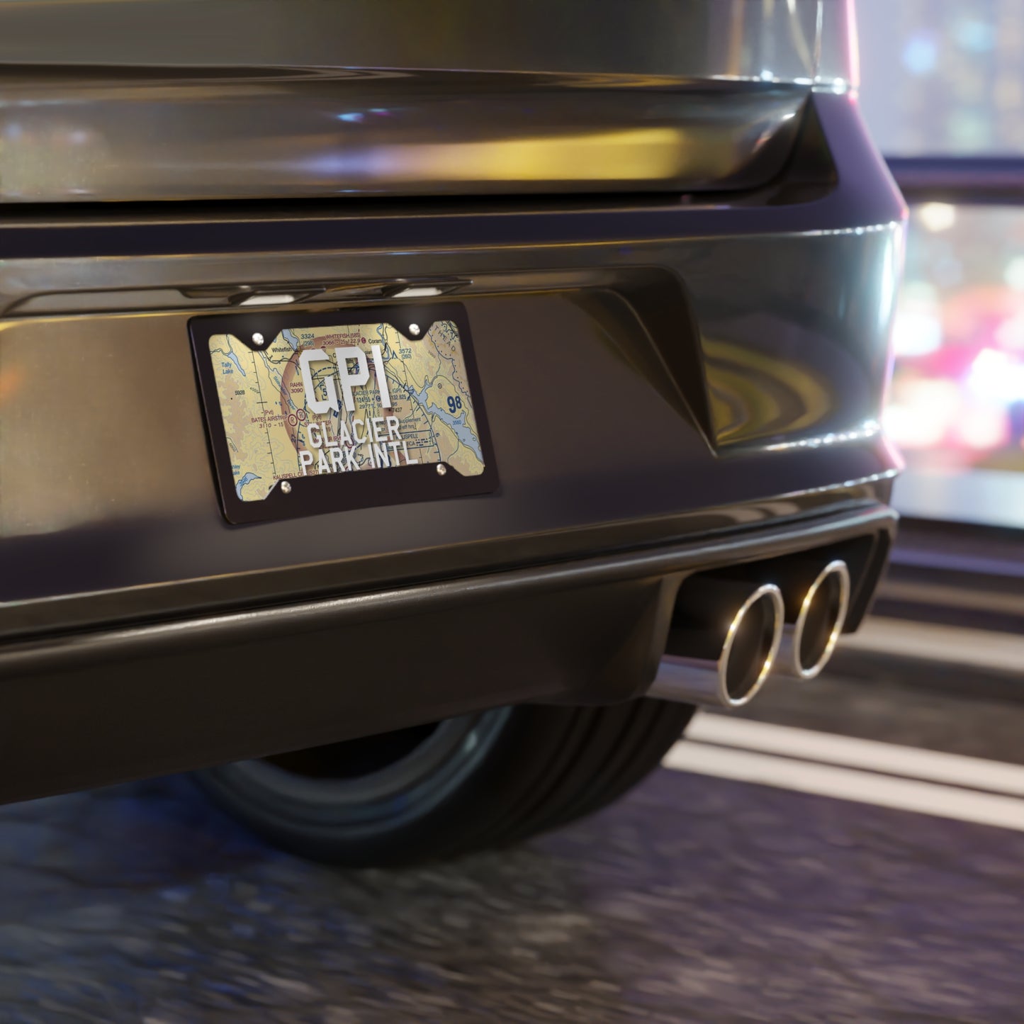 GPI Vanity Plate | Glacier Park International Airport Vanity Plate