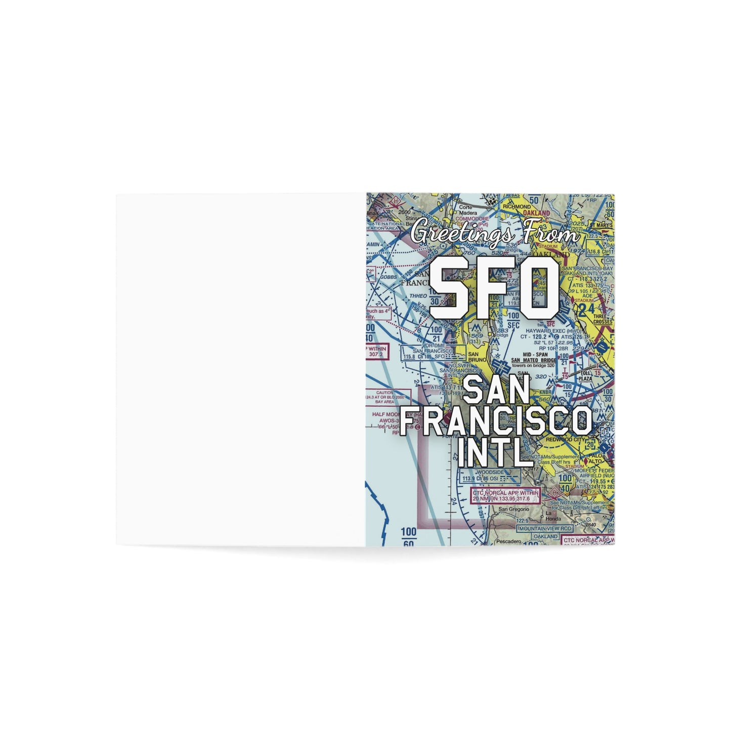 SFO Greeting Cards | San Francisco International Airport Cards