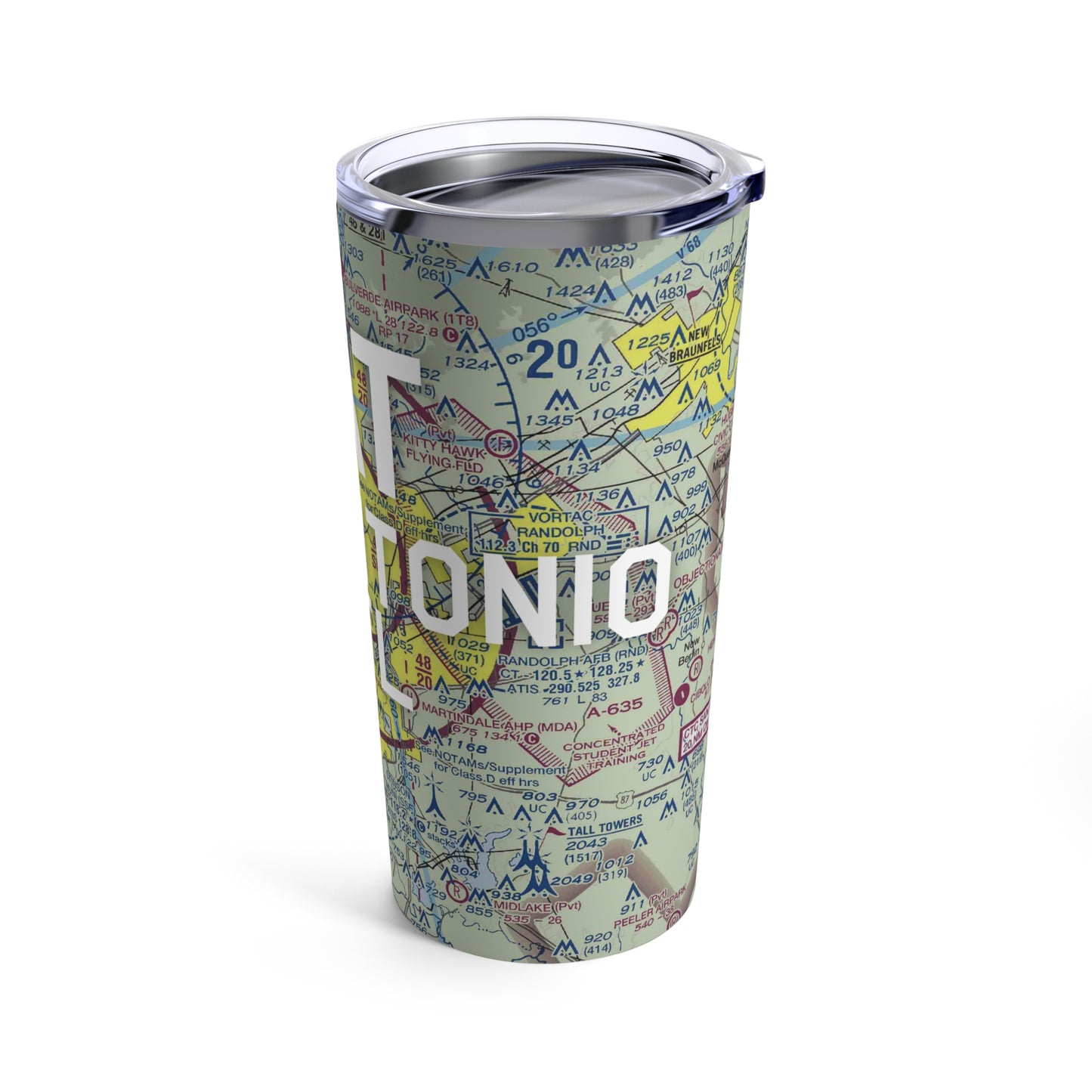 SAT Tumbler | San Antonio International Airport Tumbler