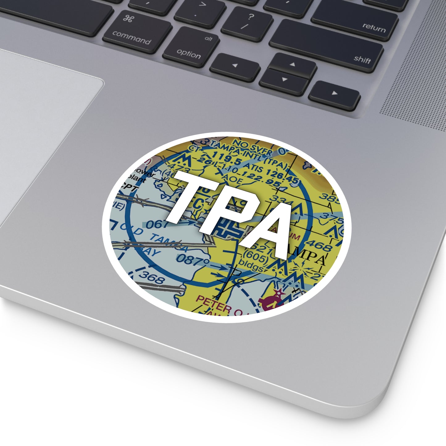 TPA Round Sticker | Tampa International Sticker