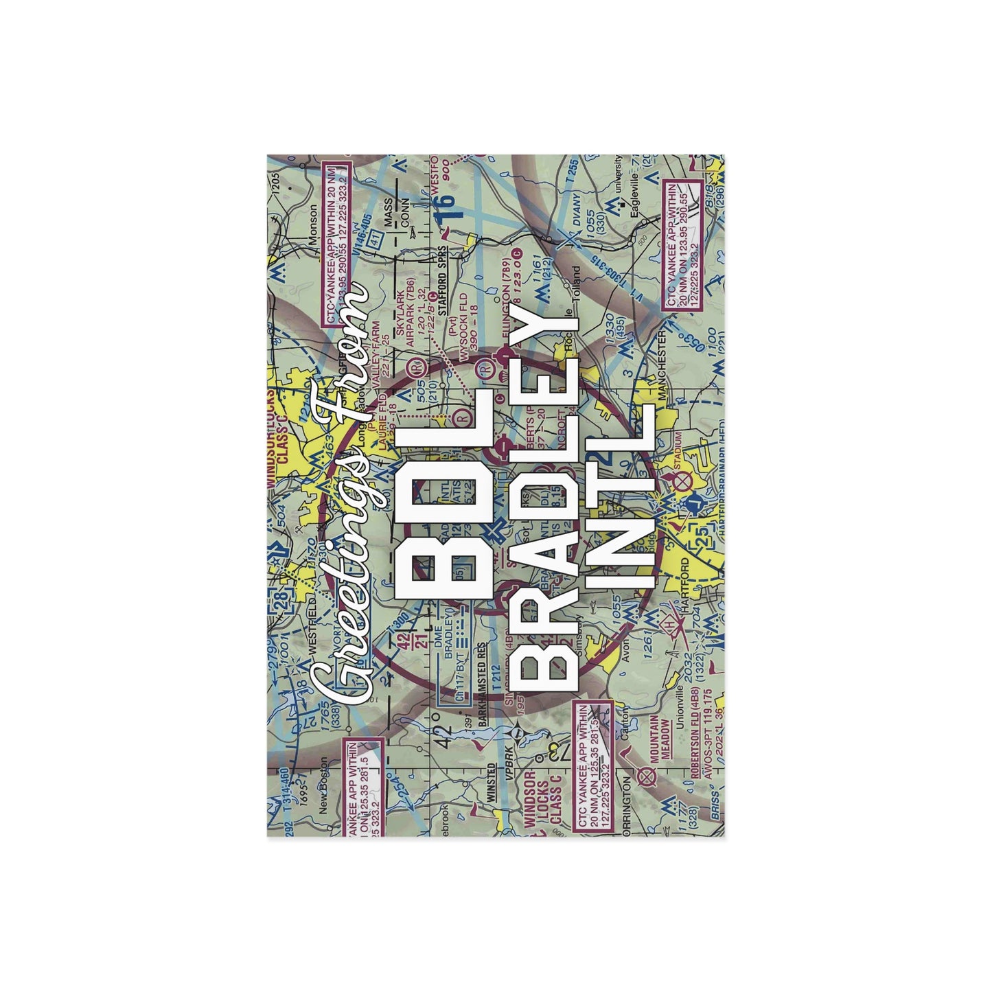 BDL Postcard | Bradley International Airport Card