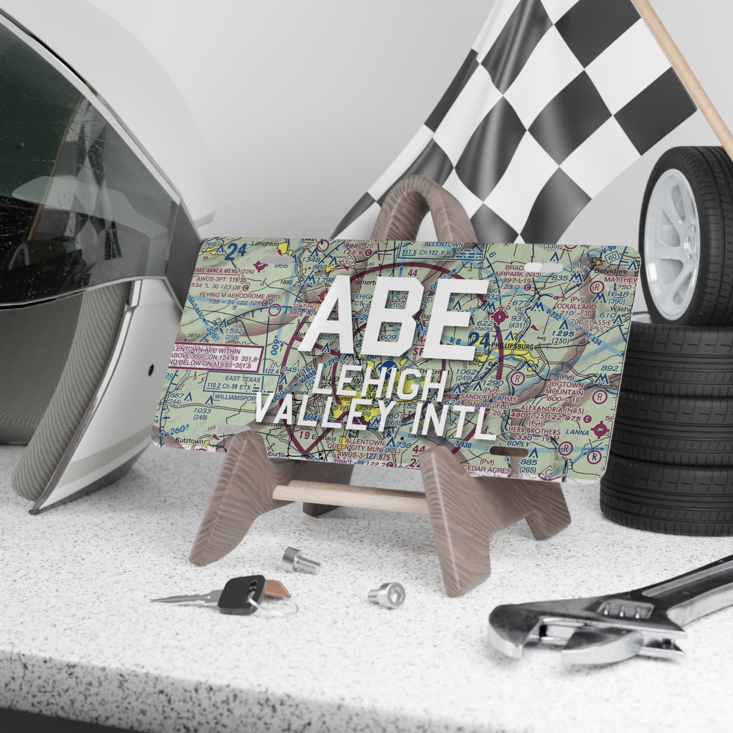 ABE Vanity Plate | Lehigh Valley International Airport Vanity Plate