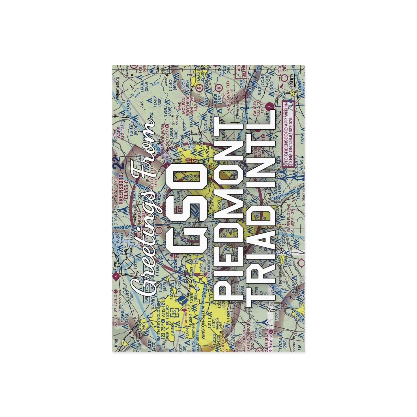 GSO Postcard | Piedmont Triad International Airport Card