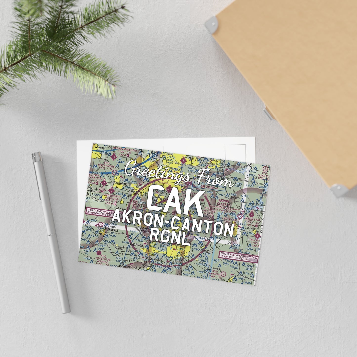 CAK Postcard | Akron-Canton Regional Airport Card
