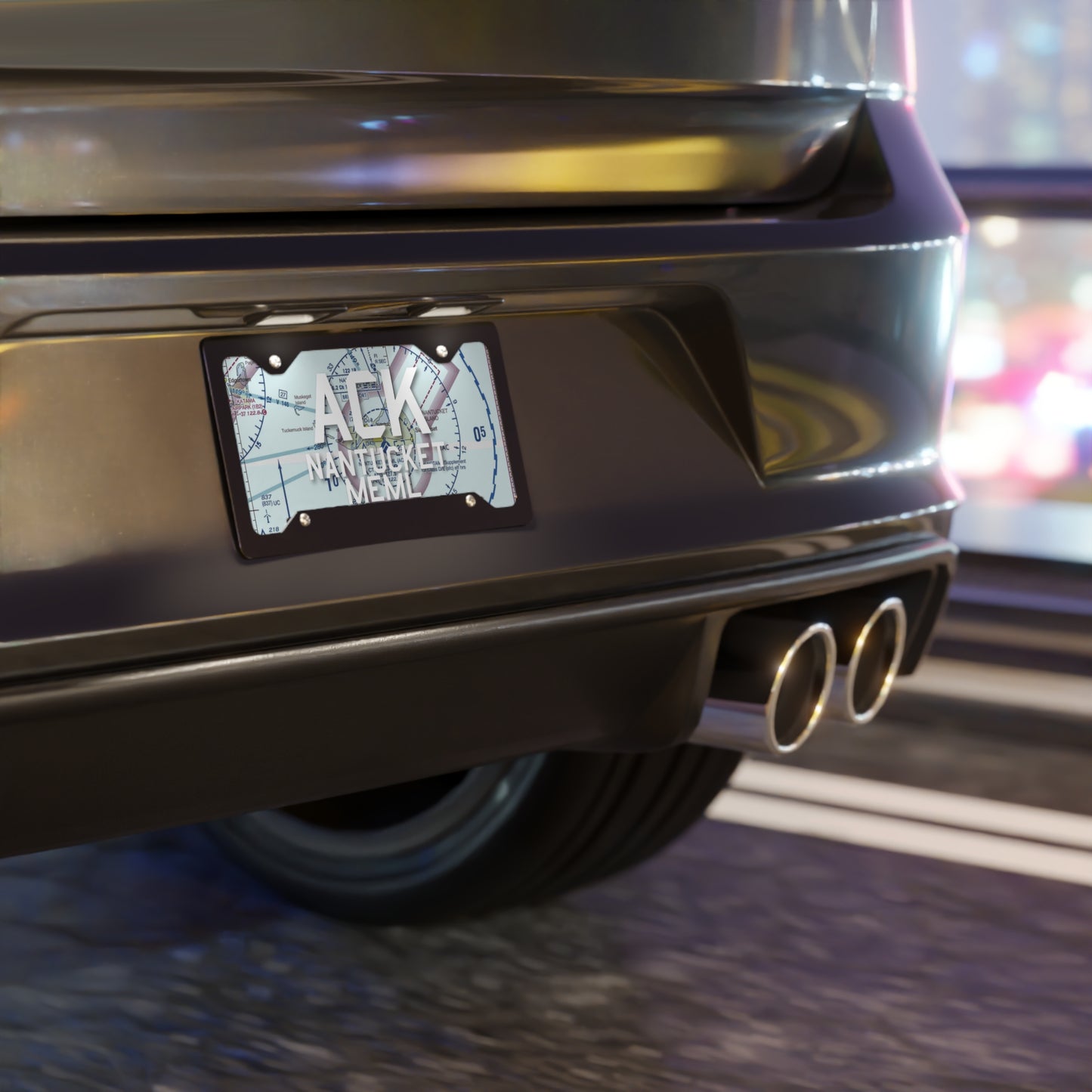 ACK Vanity Plate | Nantucket Meml Airport Vanity Plate