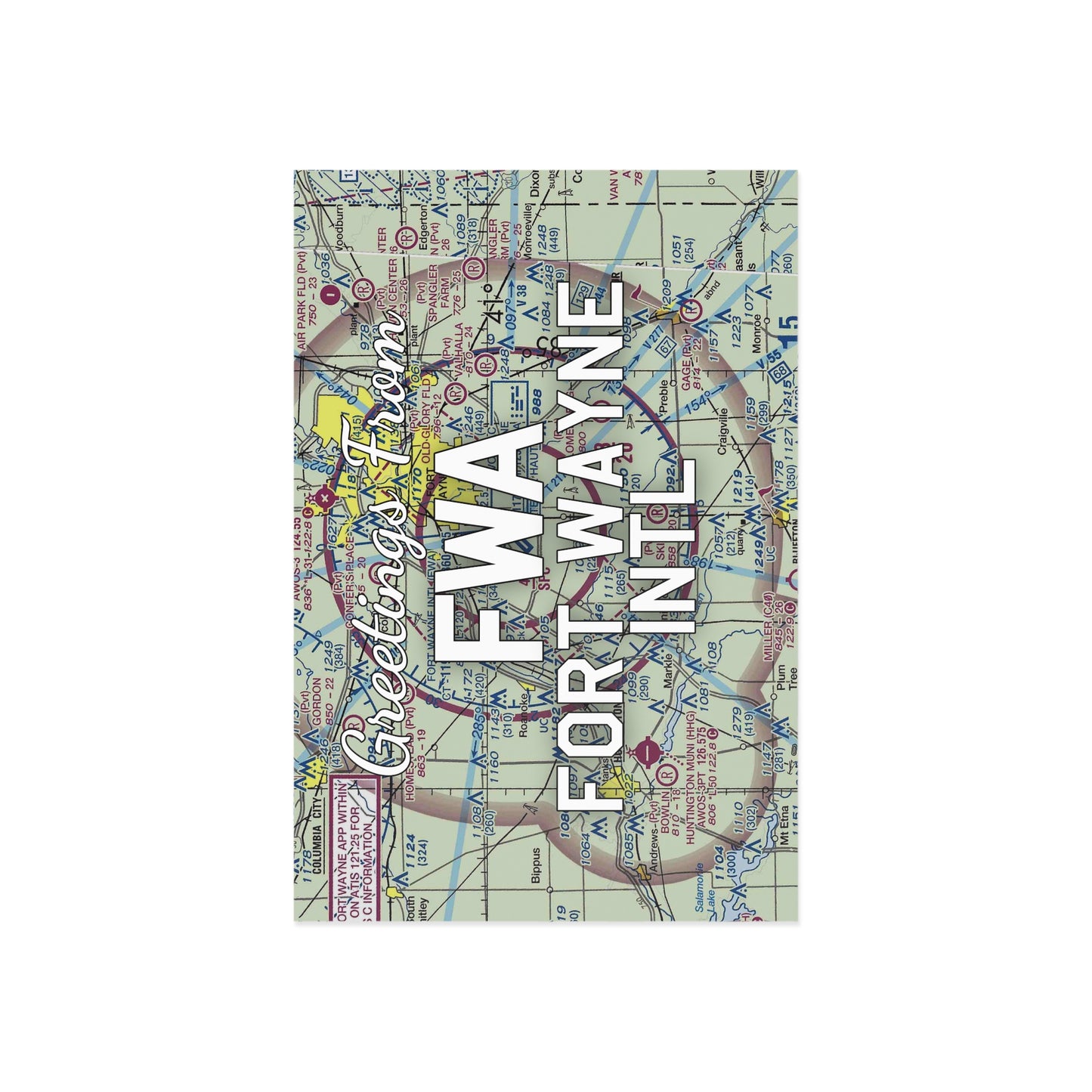 FWA Postcard | Fort Wayne International Airport Card