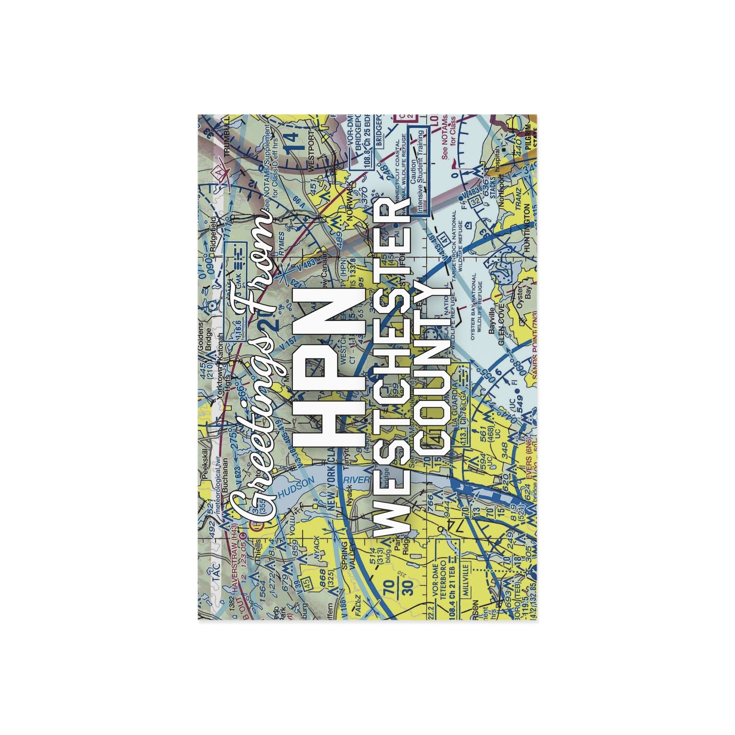 HPN Postcard | Westchester County Airport Card
