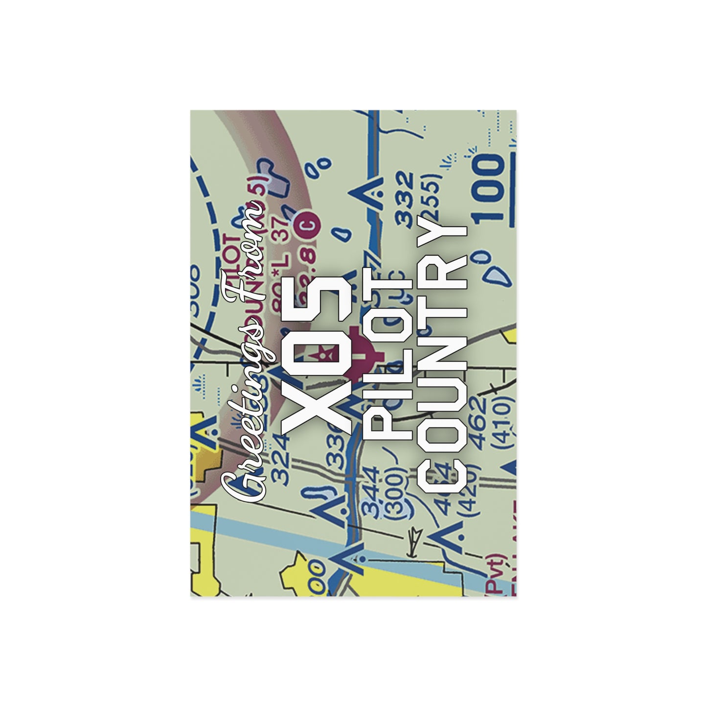 X05 Postcard | Pilot Country Airport Card