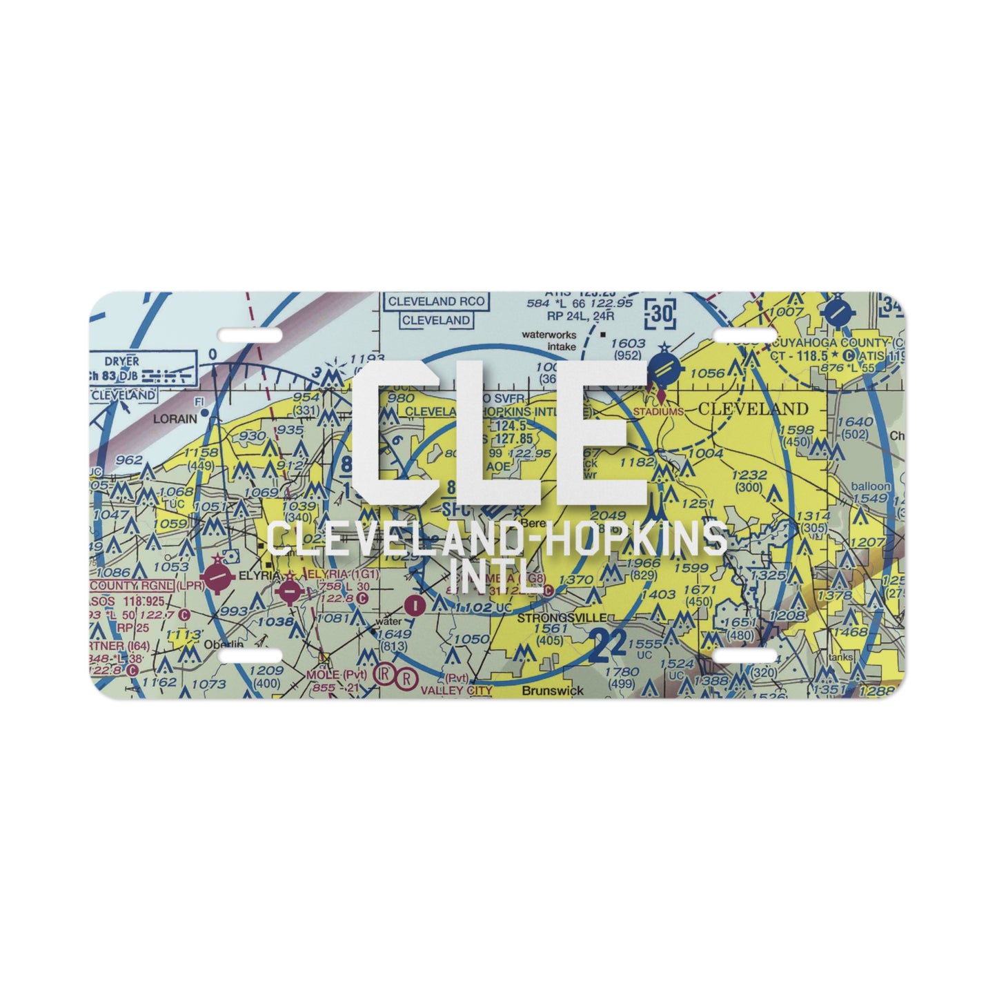 CLE Vanity Plate | Cleveland-Hopkins International Airport Vanity Plate