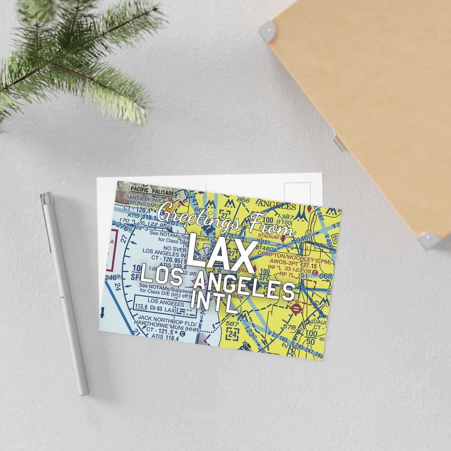 LAX Postcard | Los Angeles International Airport Card