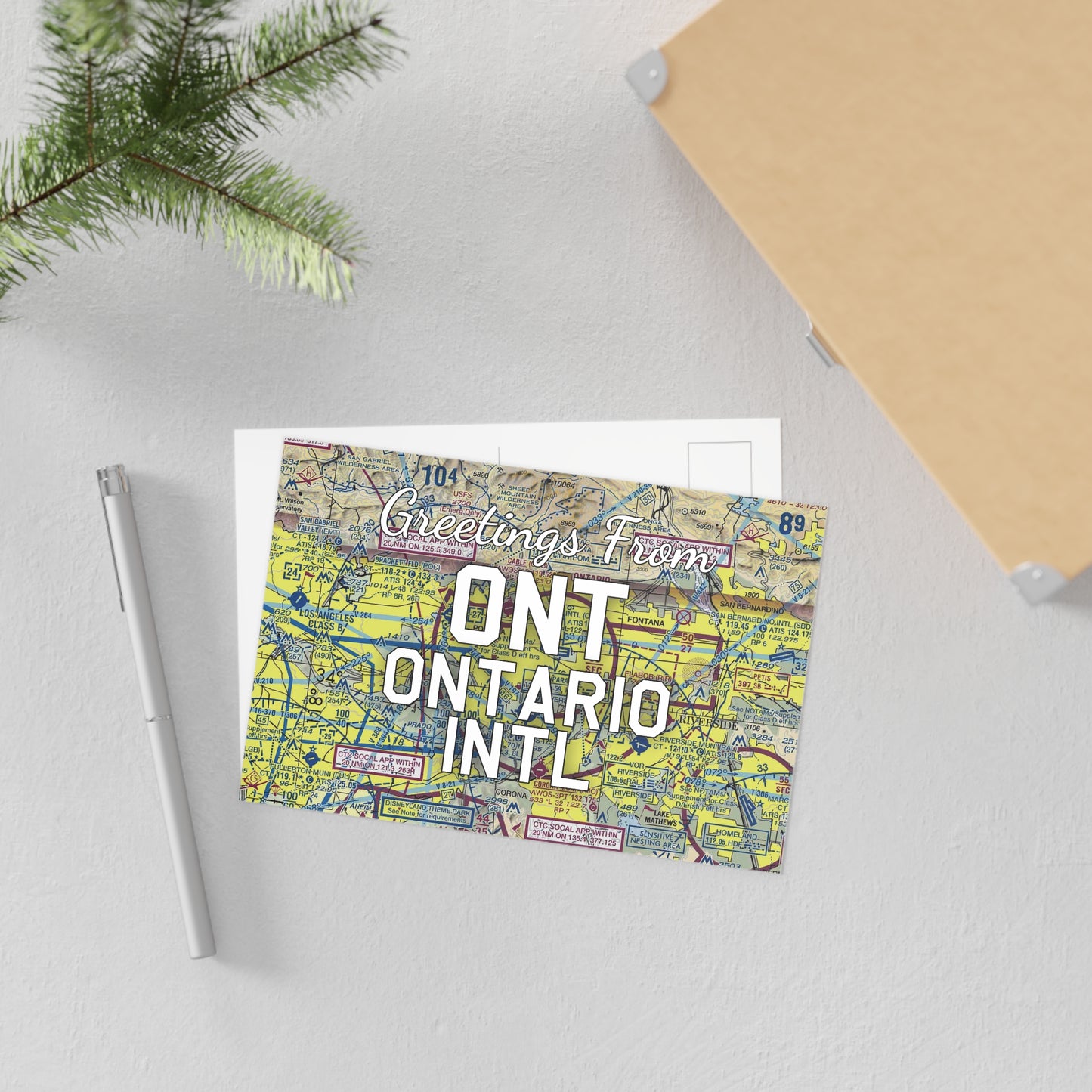 ONT Postcard | Ontario International Airport Card