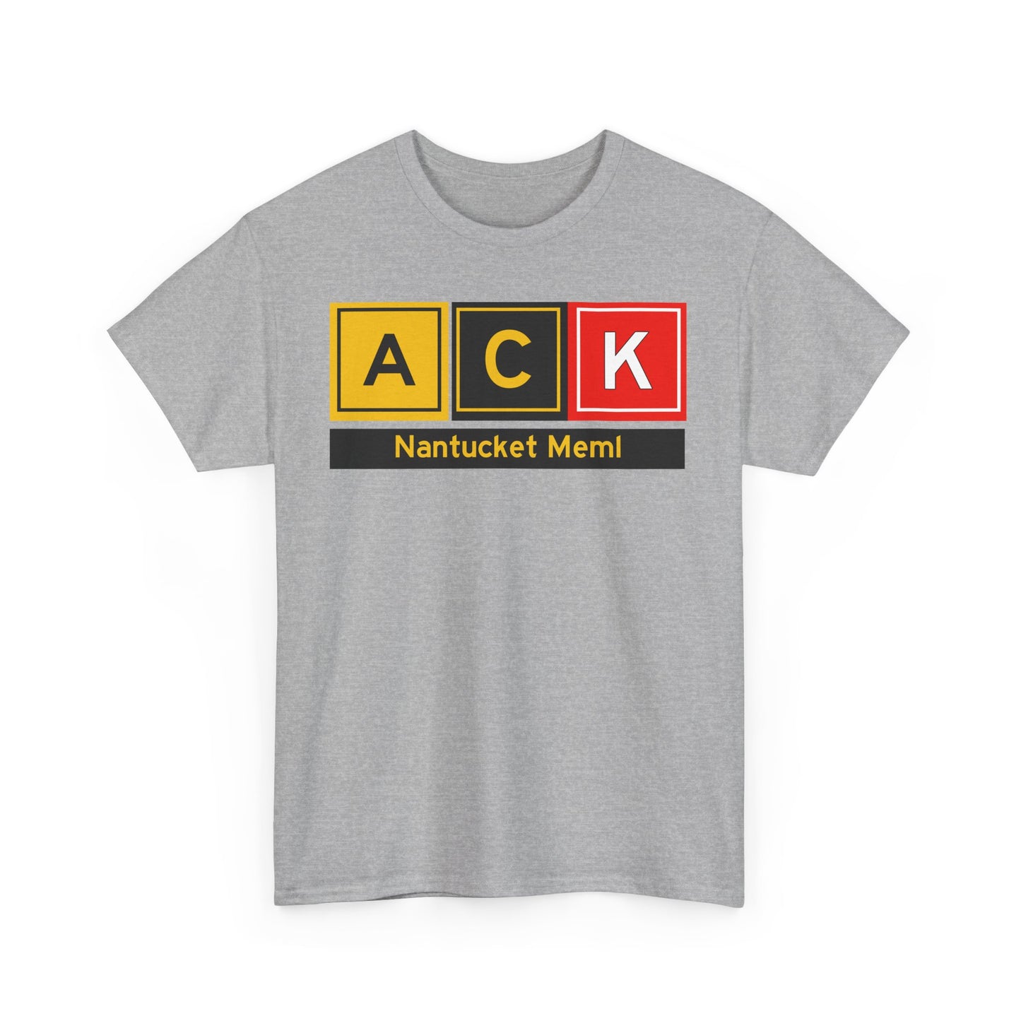 ACK Taxiway Tee w/ Airport Name | Nantucket Meml Airport Tee
