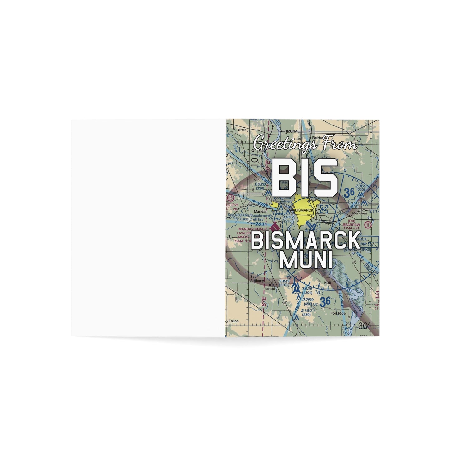 BIS Greeting Cards | Bismarck Municipal Airport Cards