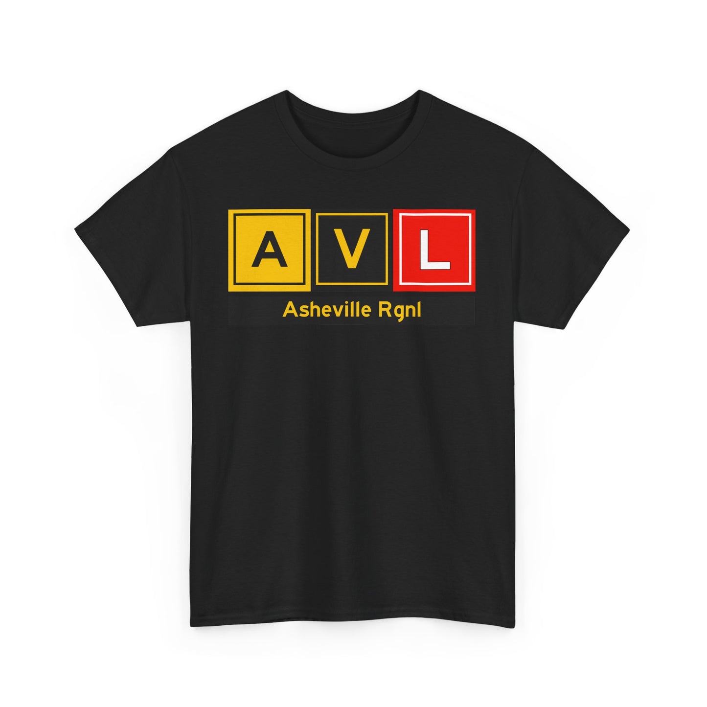 AVL Taxiway Tee w/ Airport Name | Asheville Regional Airport Tee