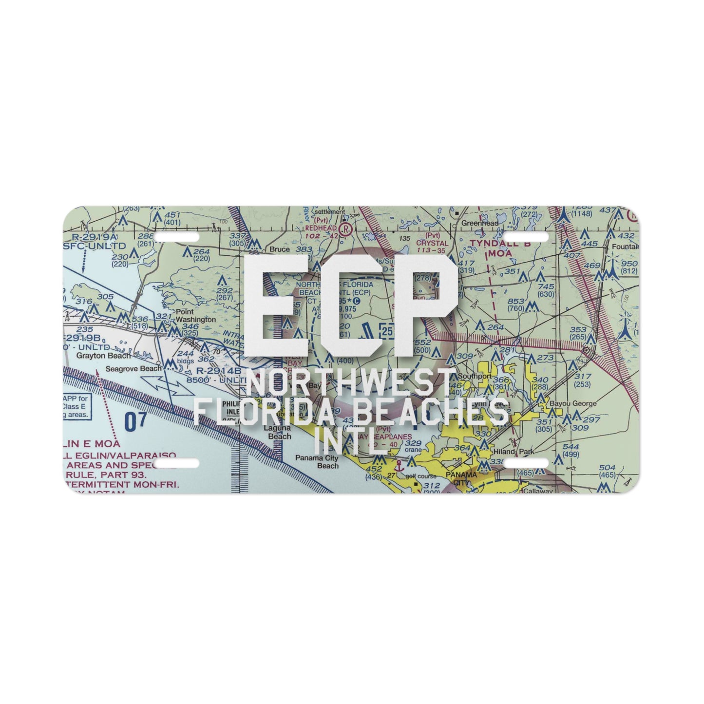 ECP Vanity Plate | Northwest Florida Beaches International Airport Vanity Plate