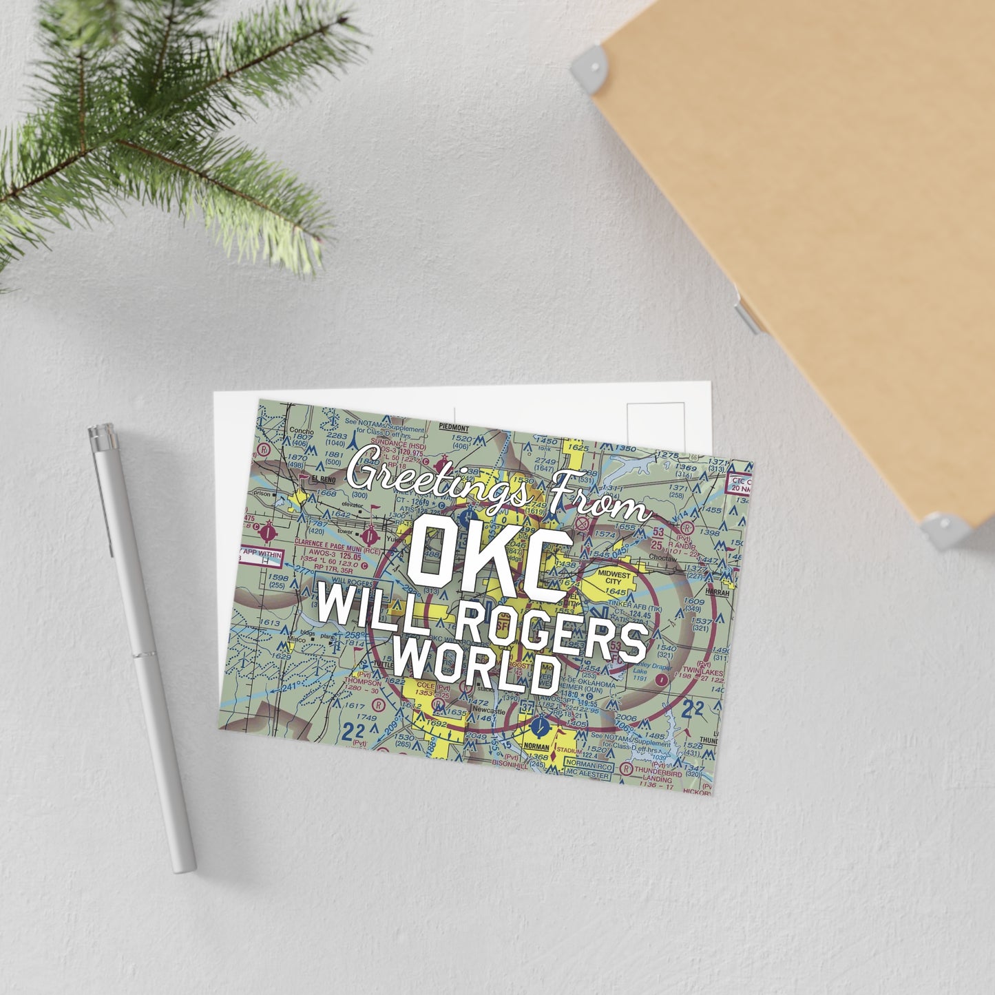OKC Postcard | Will Rogers World Airport Card