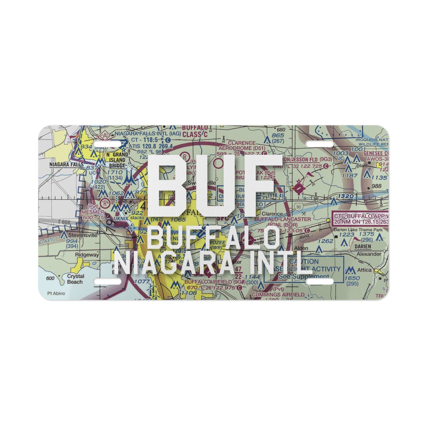 BUF Vanity Plate | Buffalo Niagara International Airport Vanity Plate