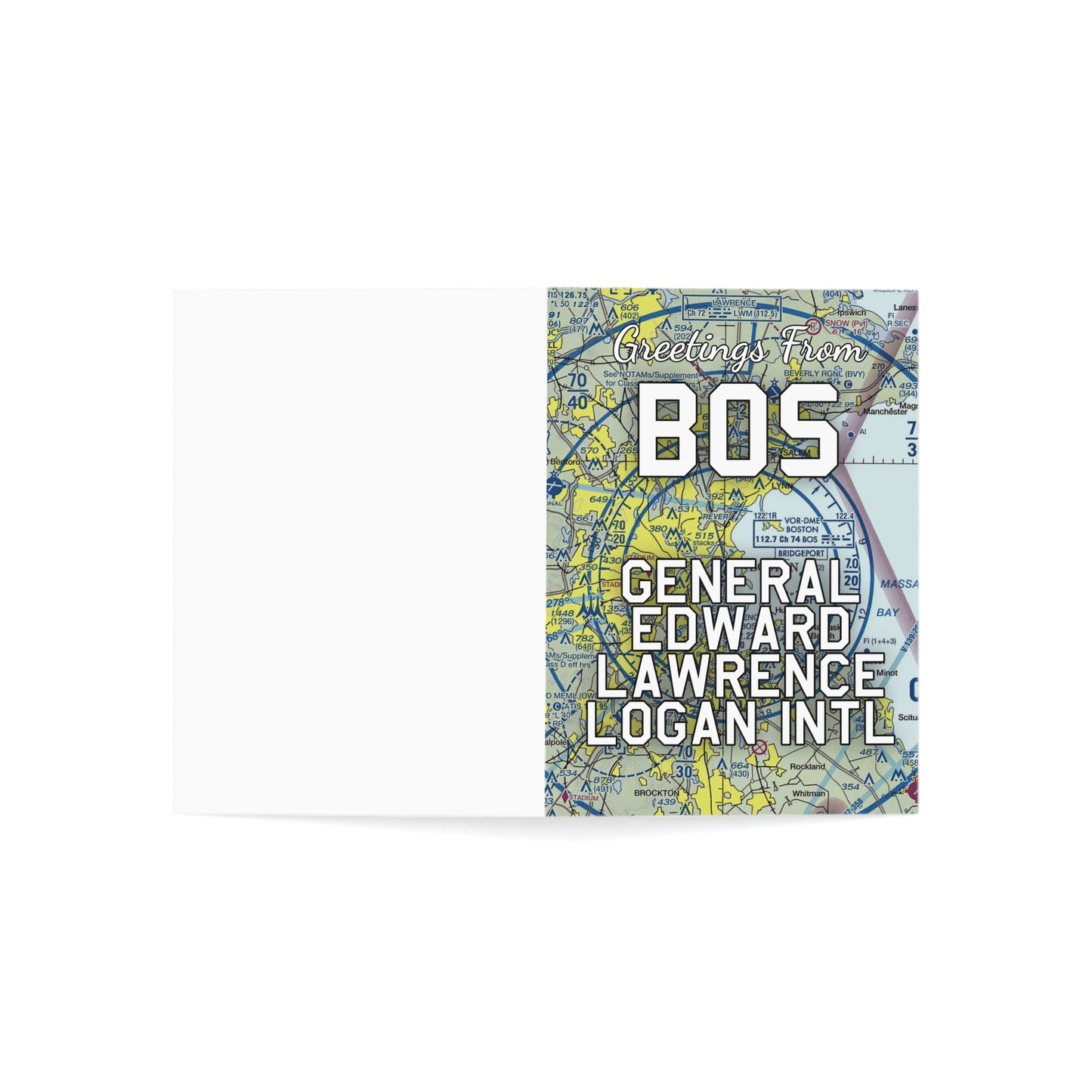 BOS Greeting Cards | General Edward Lawrence Logan International Airport Cards