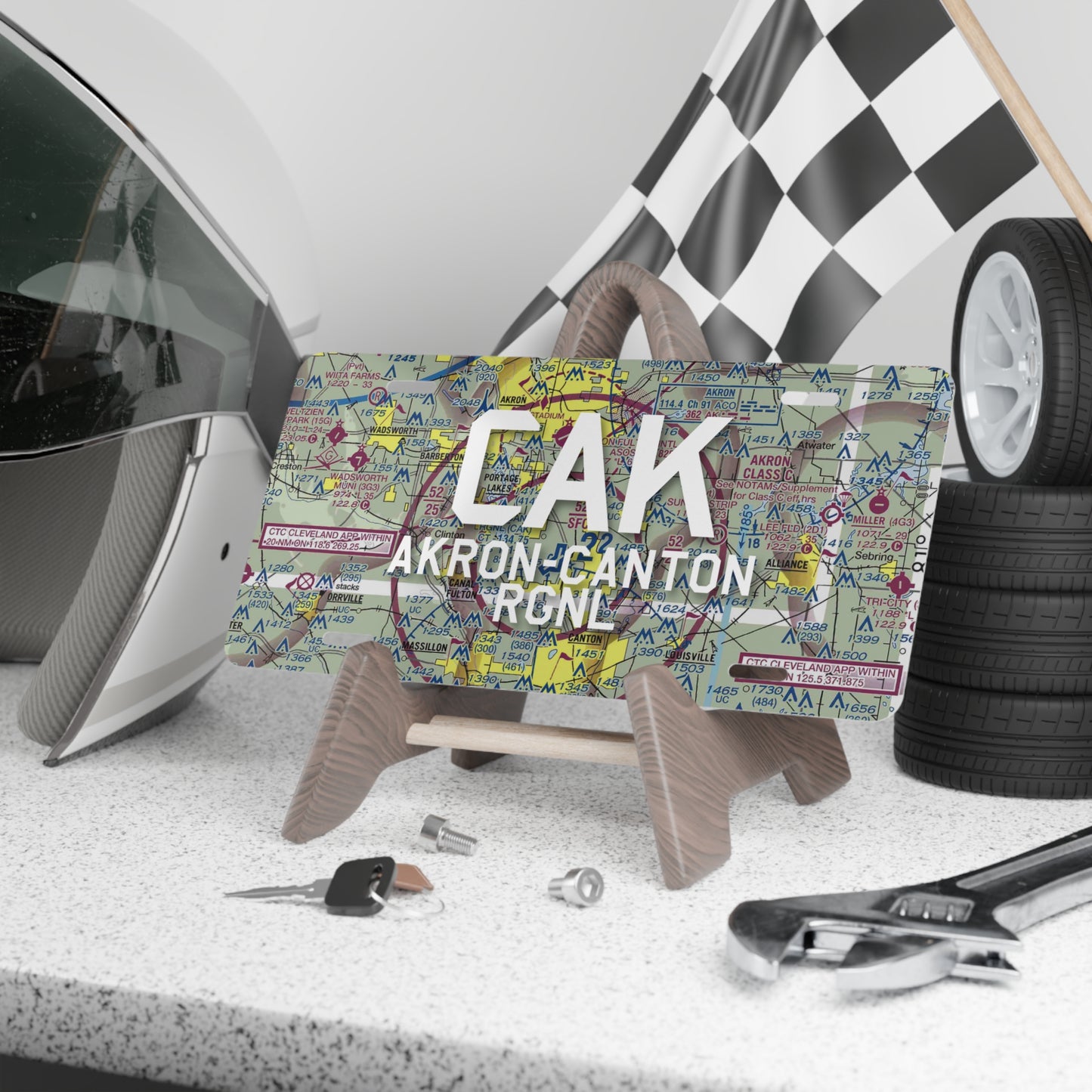 CAK Vanity Plate | Akron-Canton Regional Airport Vanity Plate