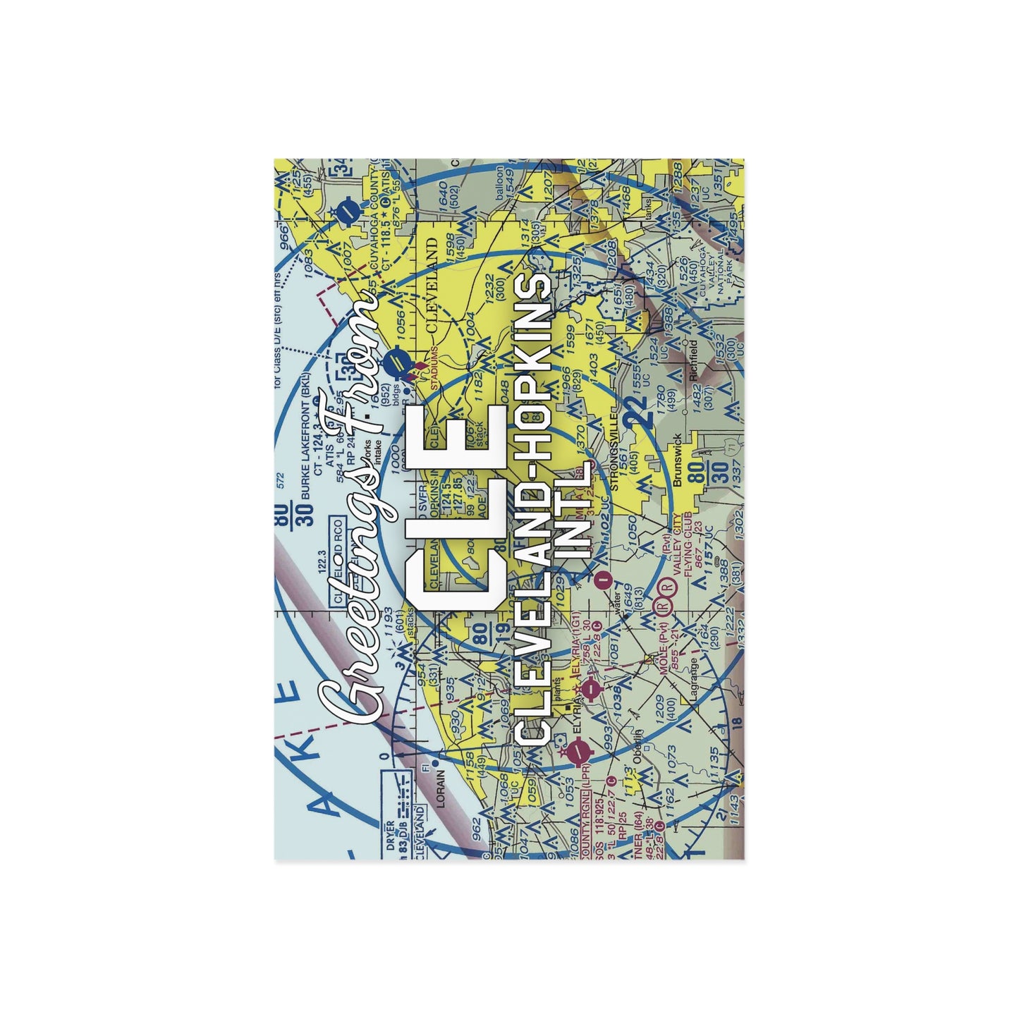CLE Postcard | Cleveland-Hopkins International Airport Card