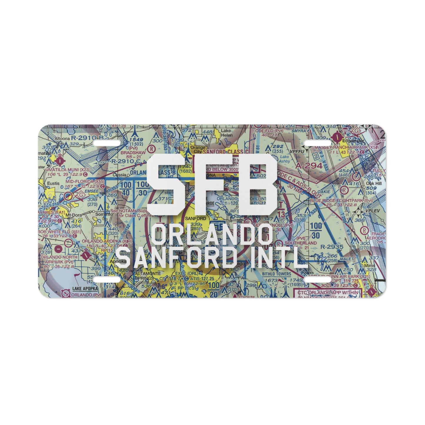 SFB Vanity Plate | Orlando Sanford International Airport Vanity Plate