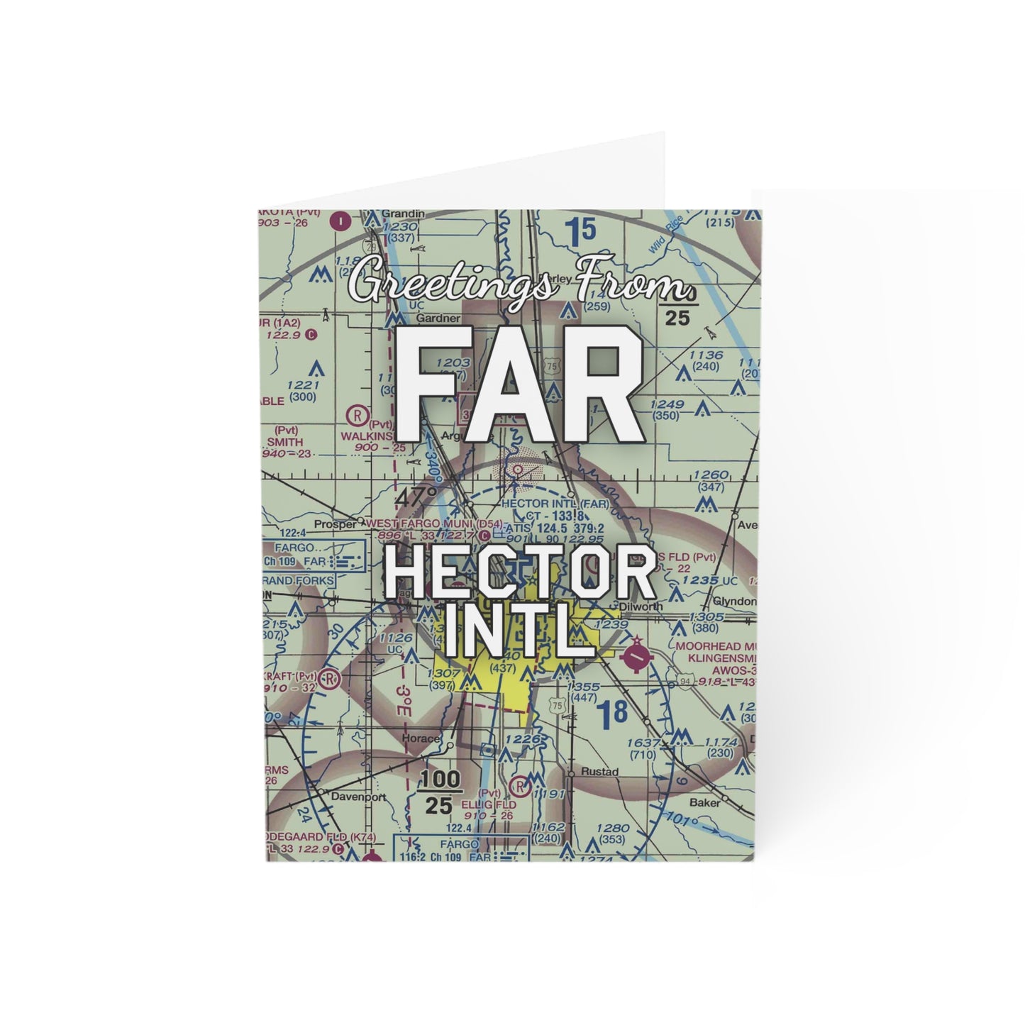 FAR Greeting Cards | Hector International Airport Cards