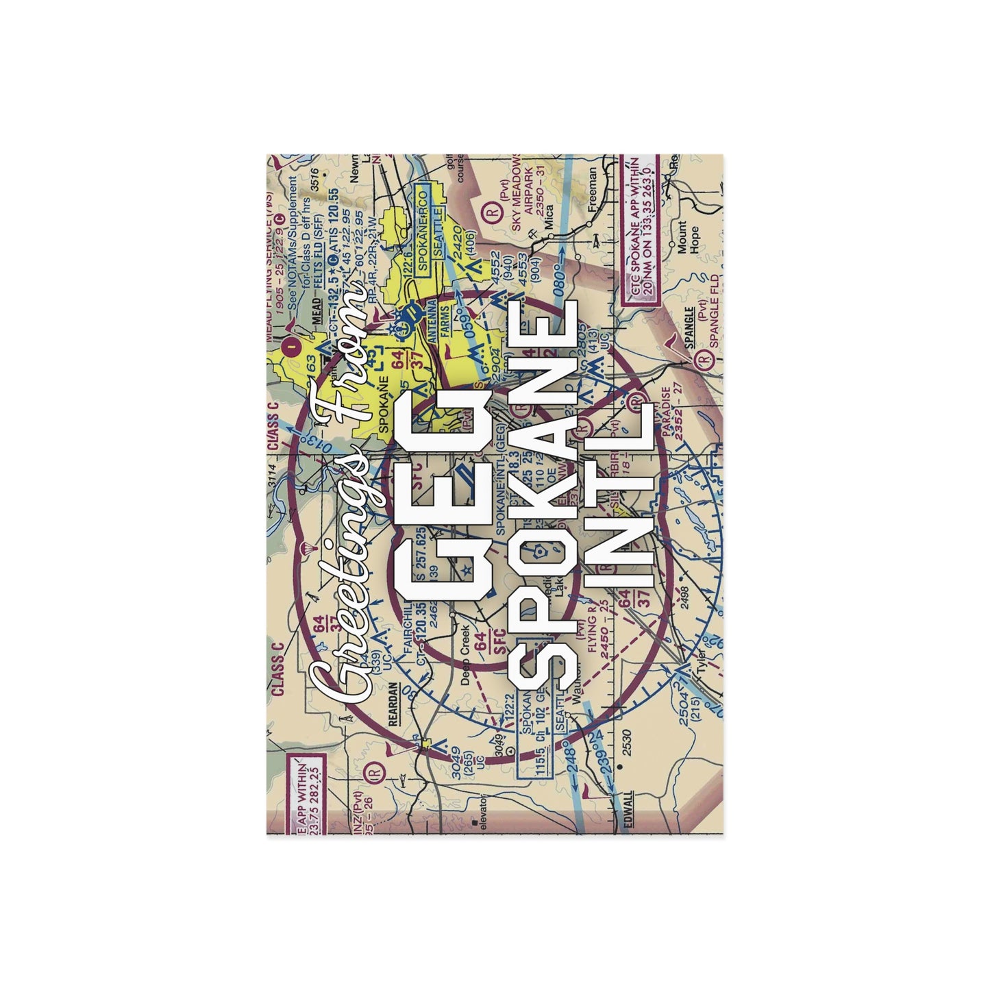GEG Postcard | Spokane International Airport Card