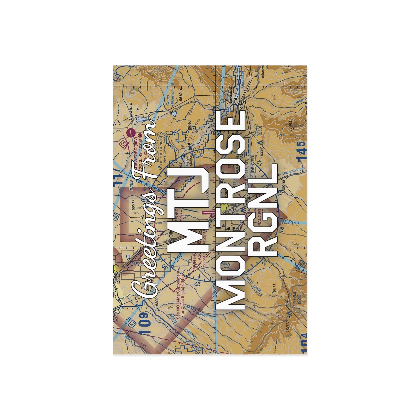 MTJ Postcard | Montrose Regional Airport Card