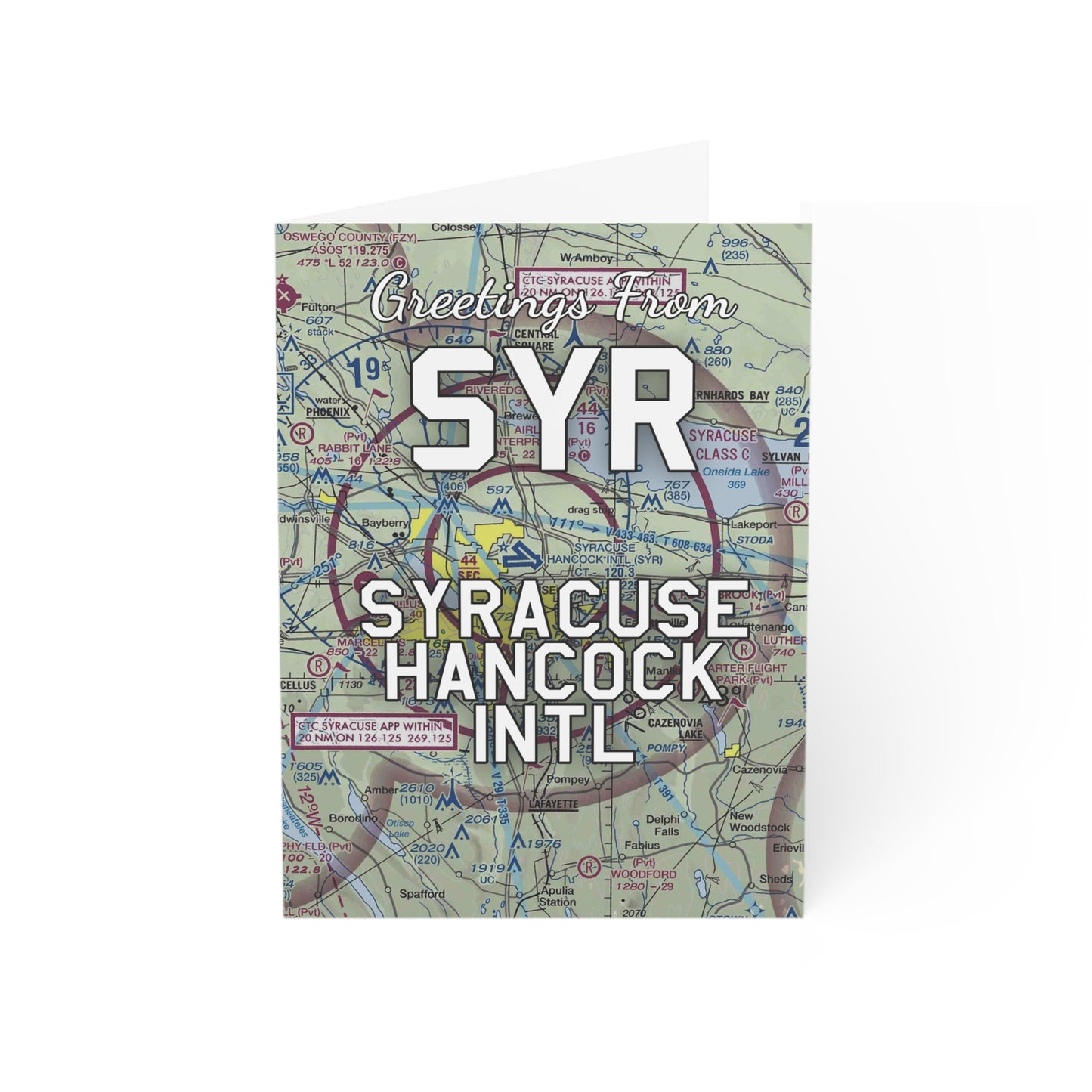 SYR Greeting Cards | Syracuse Hancock International Airport Cards