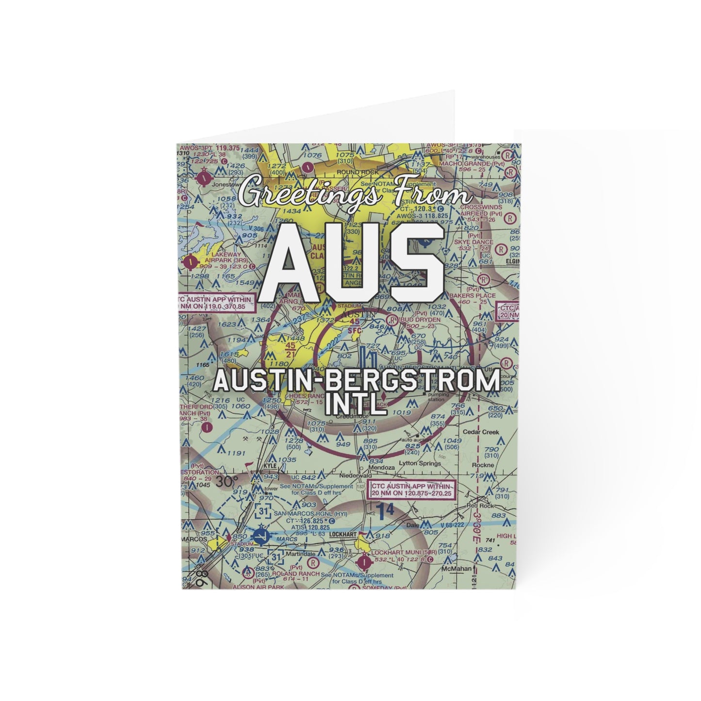 AUS Greeting Cards | Austin-Bergstrom International Airport Cards