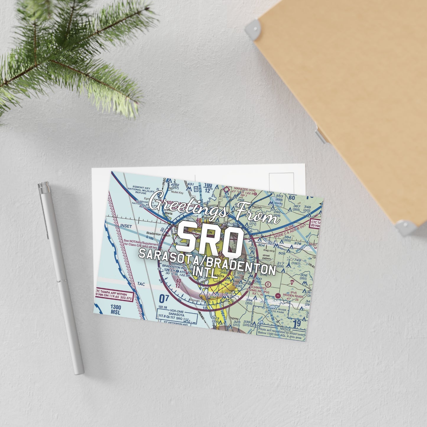 SRQ Postcard | Sarasota/Bradenton International Airport Card