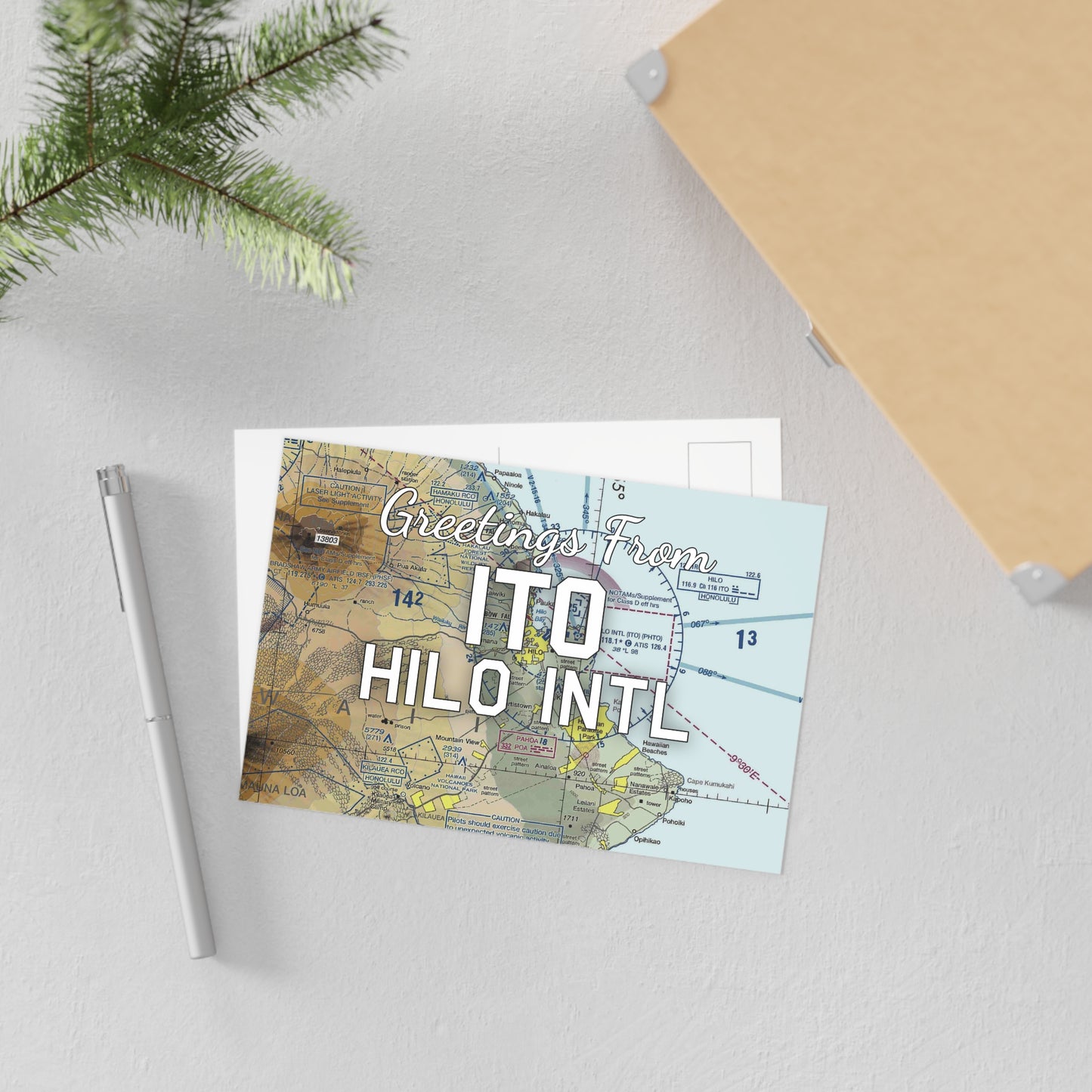 ITO Postcard | Hilo International Airport Card