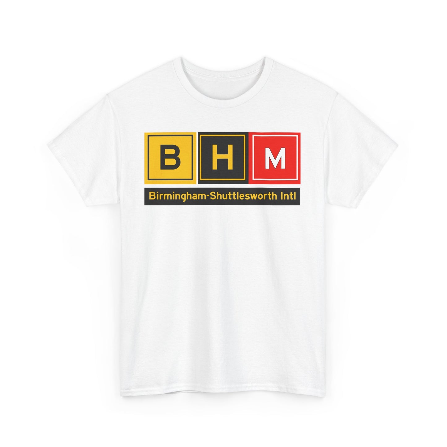 BHM Taxiway Tee w/ Airport Name | Birmingham-Shuttlesworth International Airport Tee