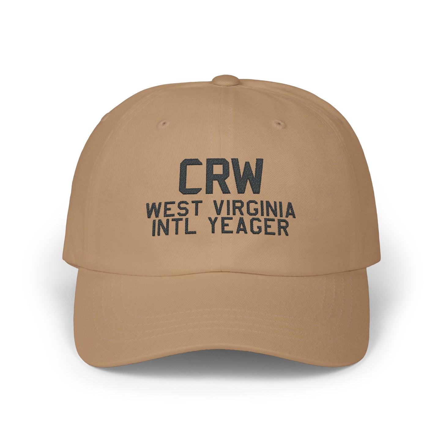 CRW Dad Cap | West Virginia International Yeager Airport Hat