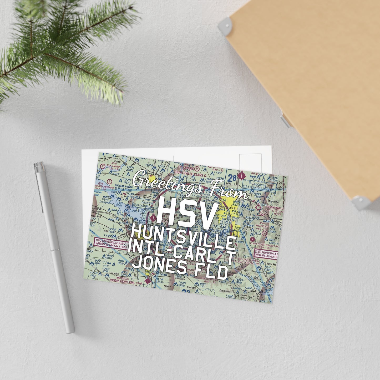 HSV Postcard | Huntsville International-Carl T Jones Field Airport Card