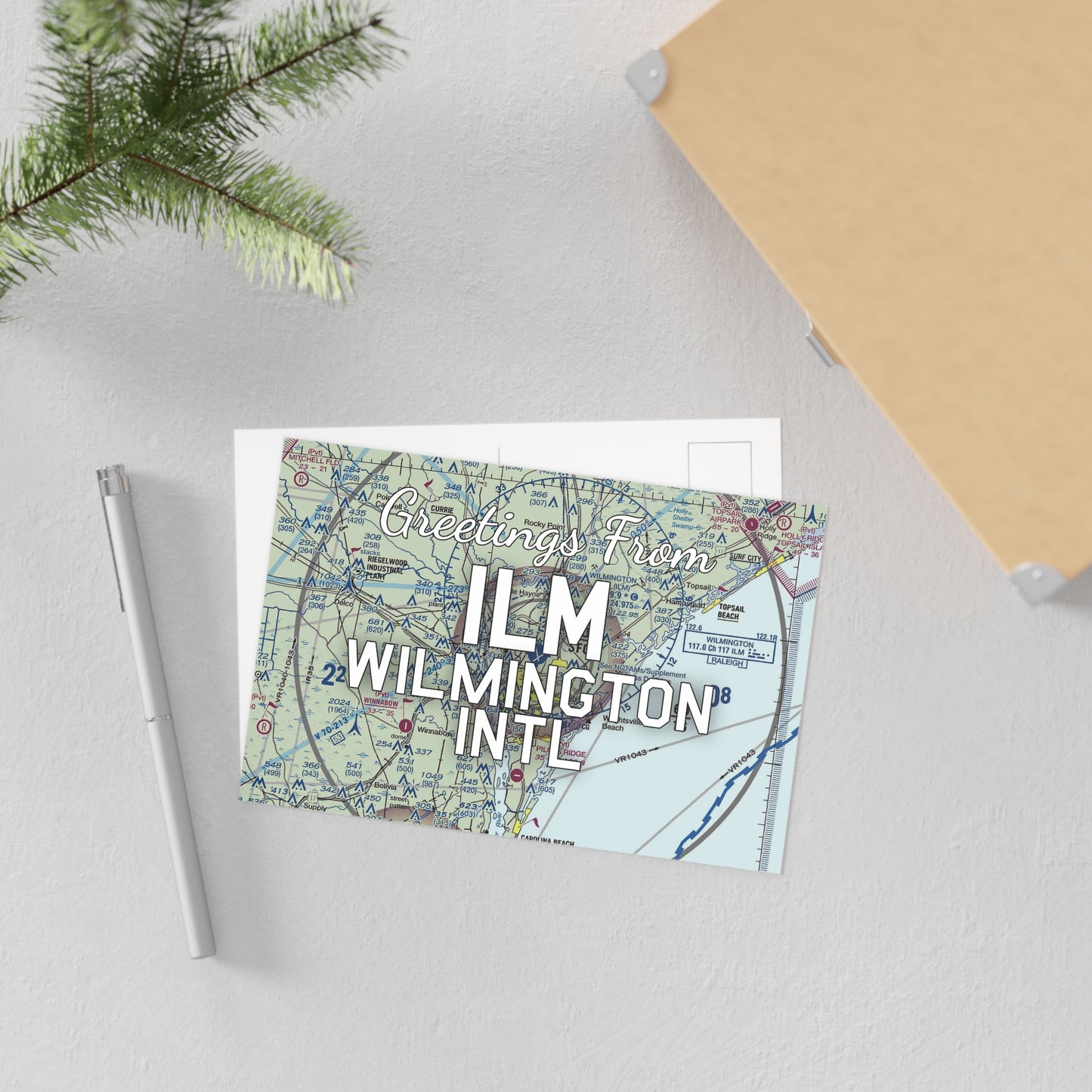 ILM Postcard | Wilmington International Airport Card