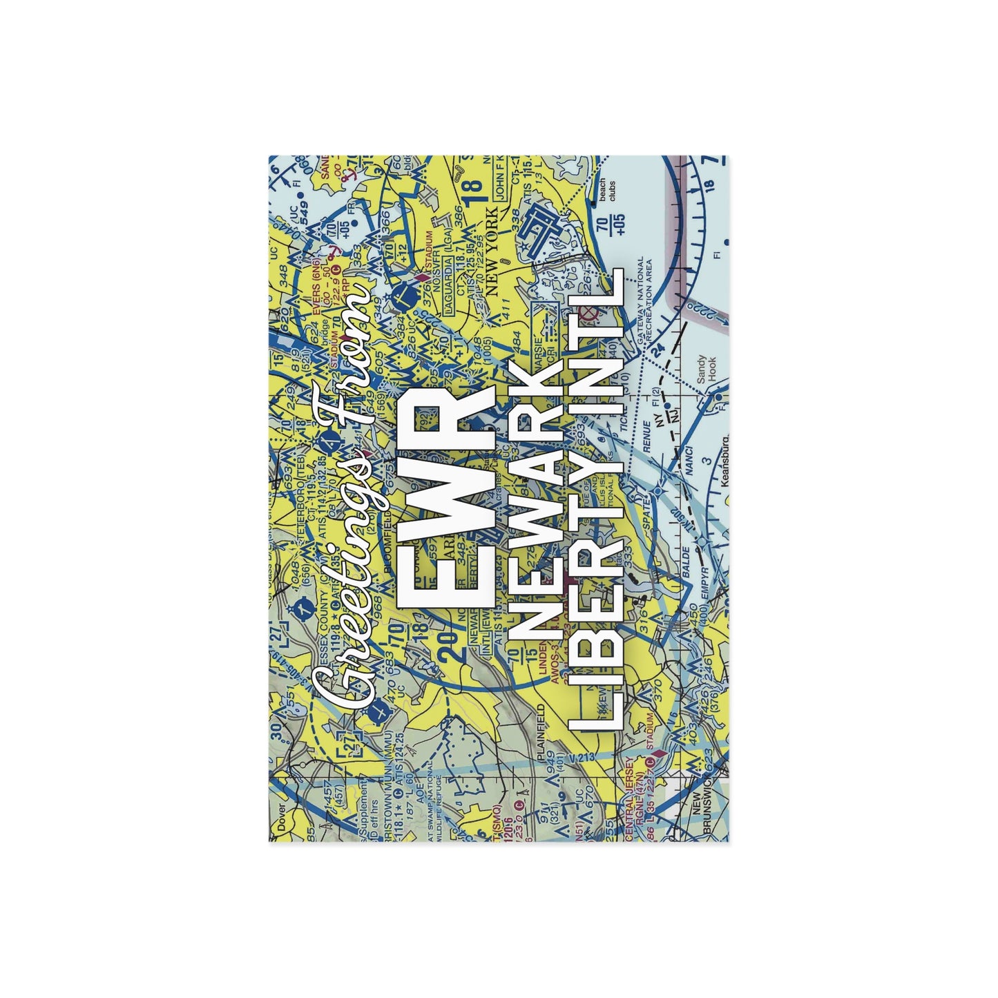 EWR Postcard | Newark Liberty International Airport Card