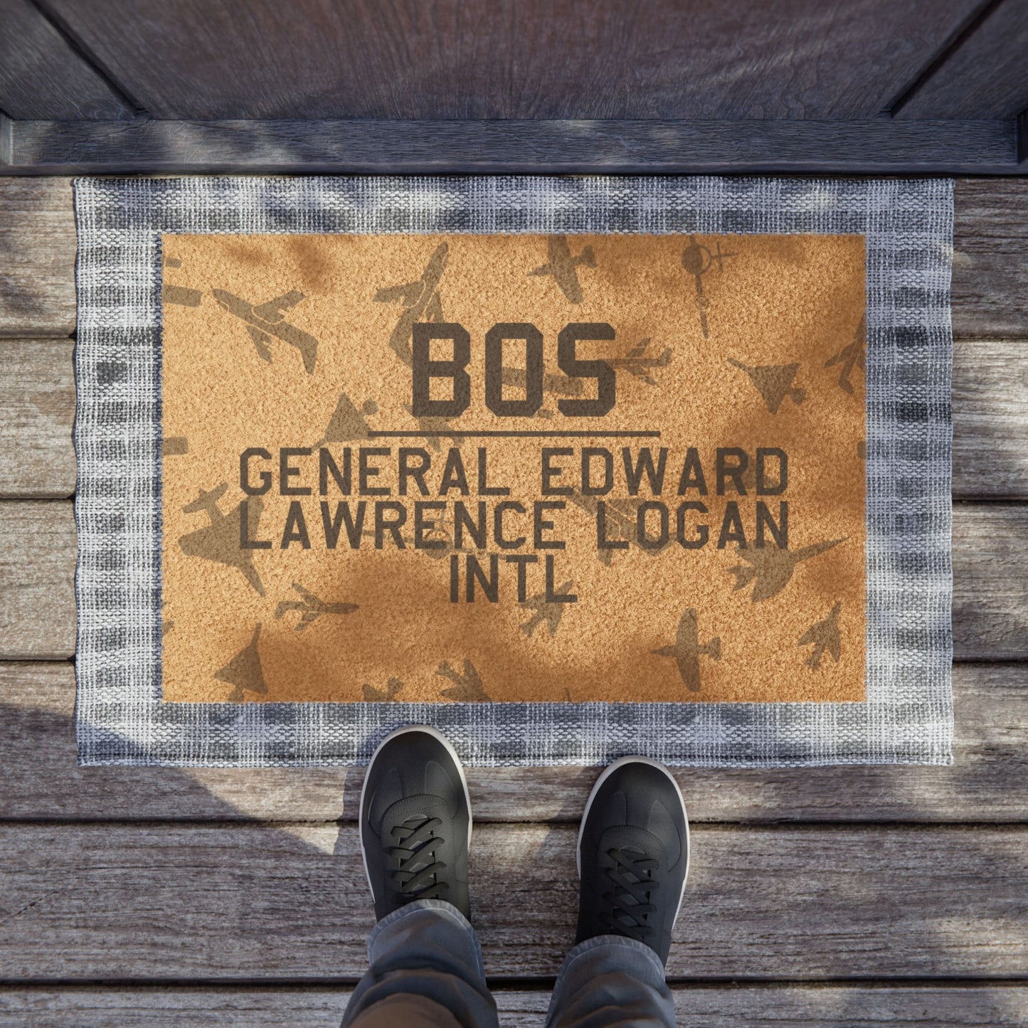 BOS Doormat | General Edward Lawrence Logan International Airport Doormat