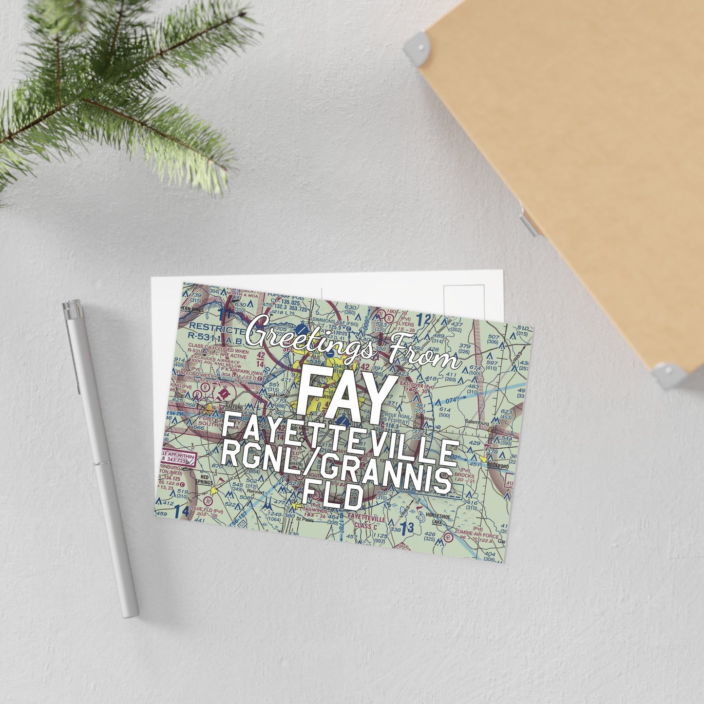 FAY Postcard | Fayetteville Regional/Grannis Field Airport Card