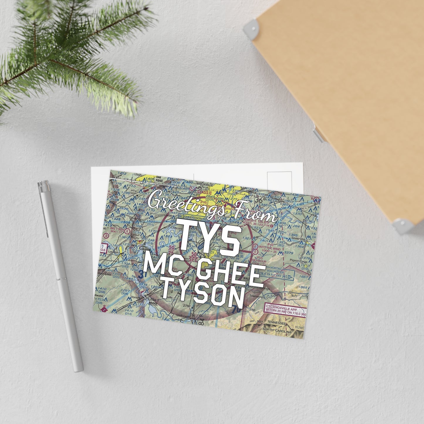TYS Postcard | Mc Ghee Tyson Airport Card