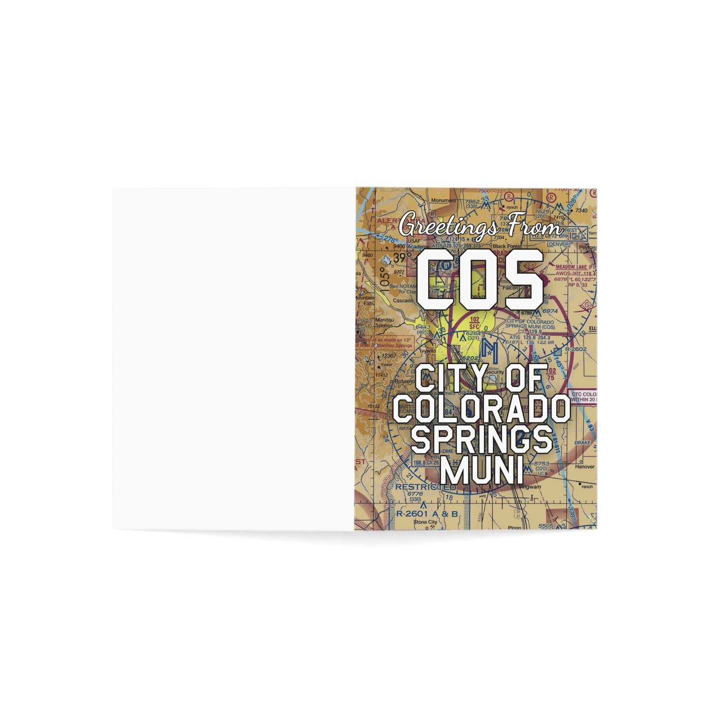 COS Greeting Cards | City of Colorado Springs Municipal Airport Cards