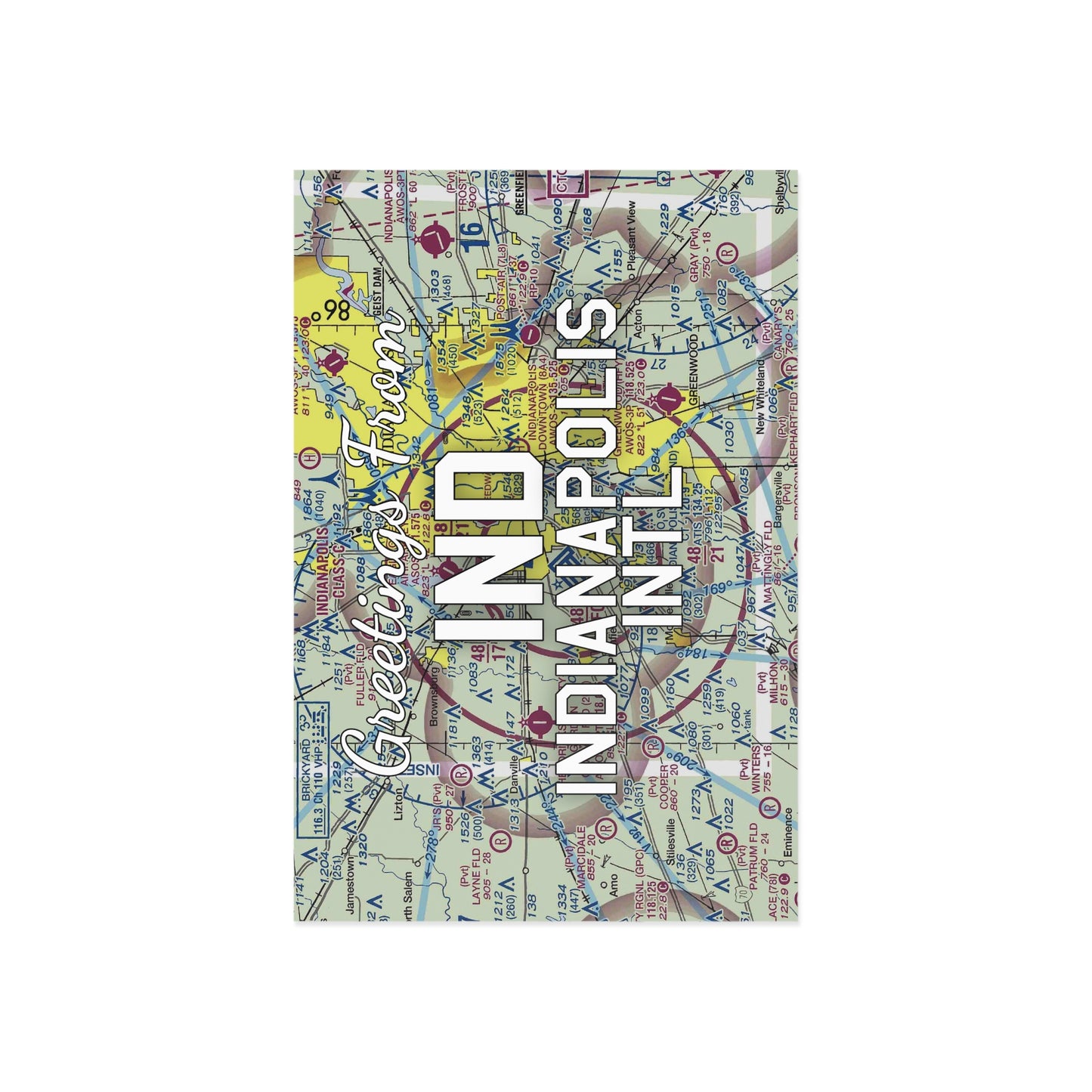 IND Postcard | Indianapolis International Airport Card