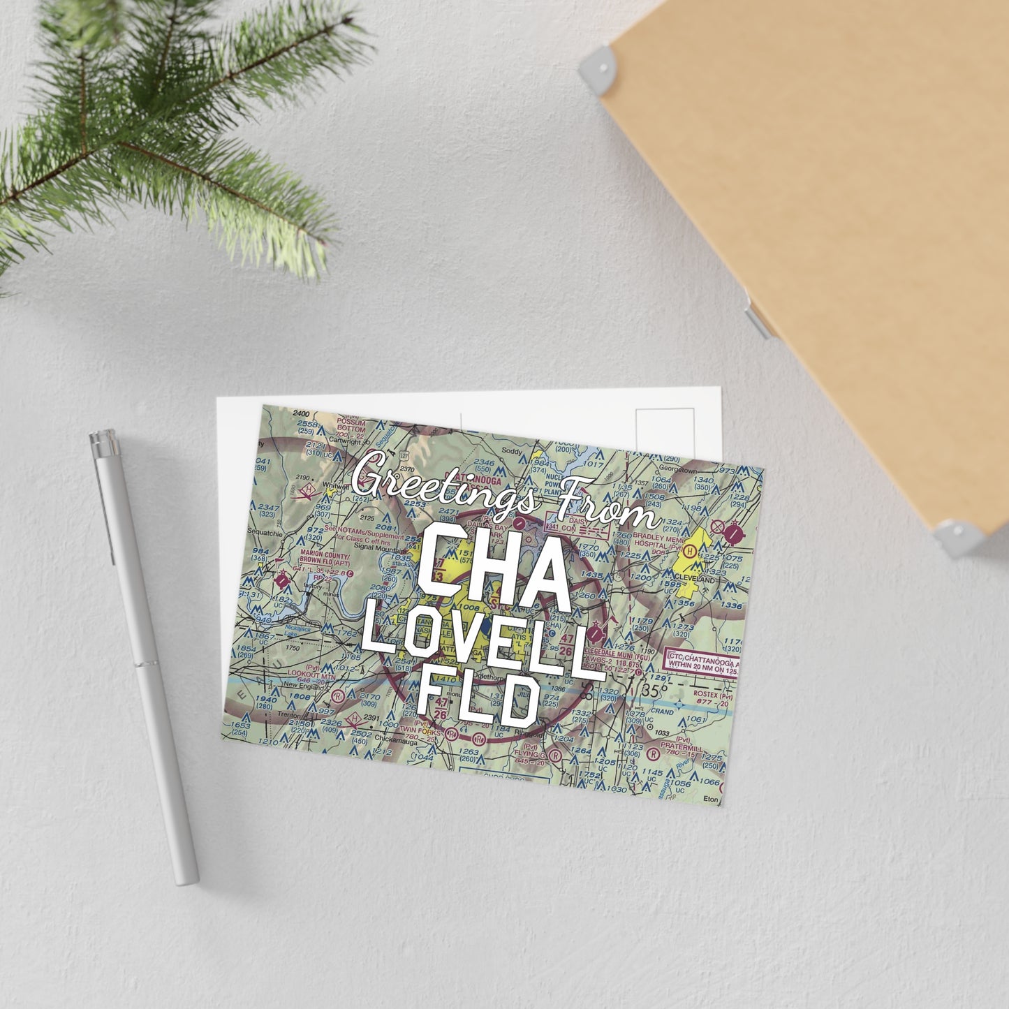 CHA Postcard | Lovell Field Airport Card