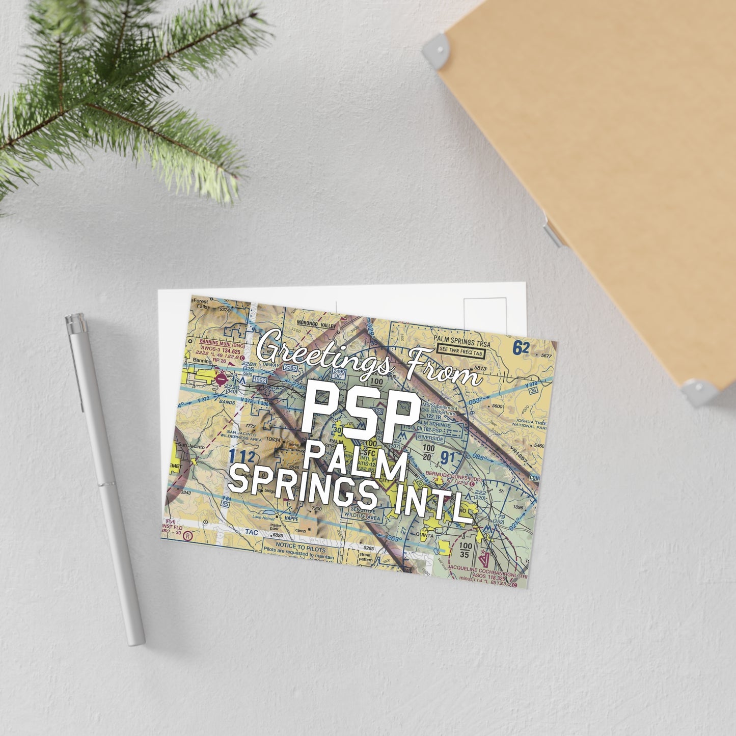 PSP Postcard | Palm Springs International Airport Card
