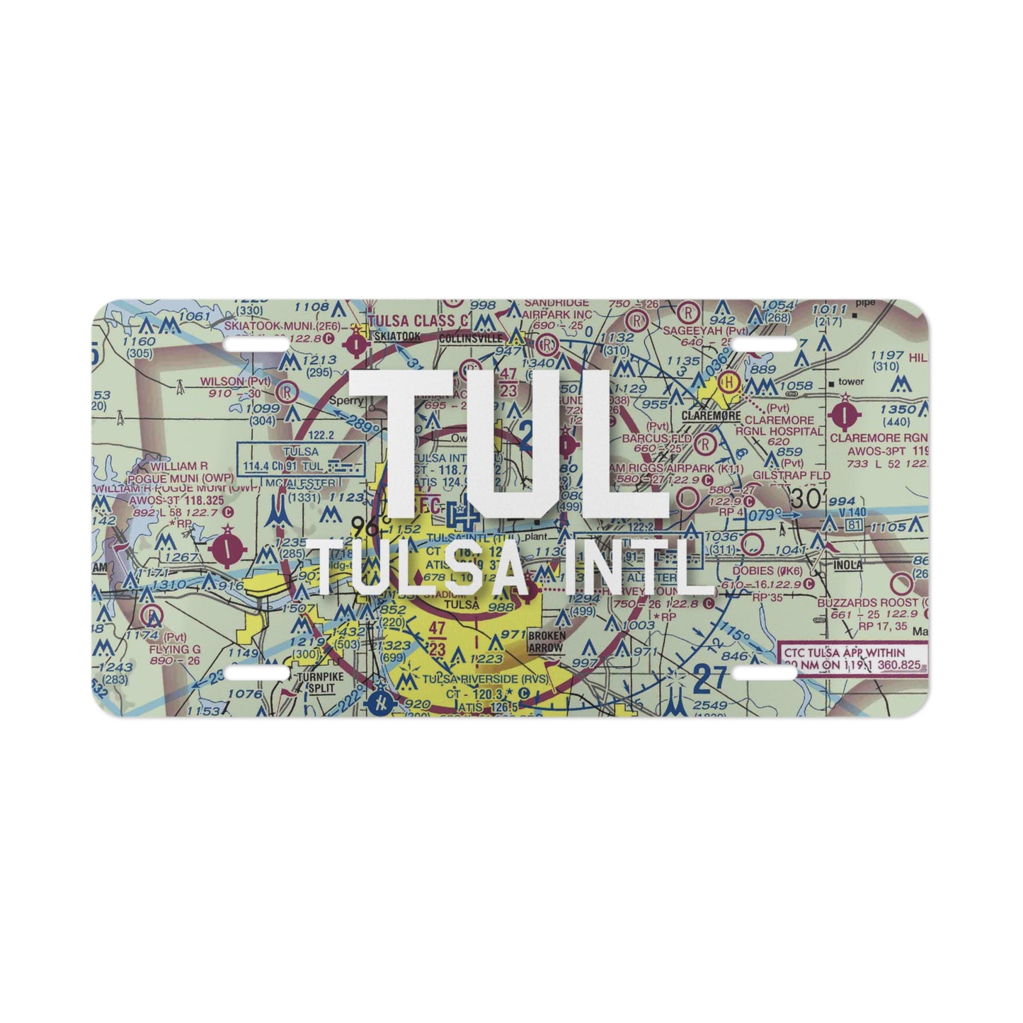 TUL Vanity Plate | Tulsa International Airport Vanity Plate