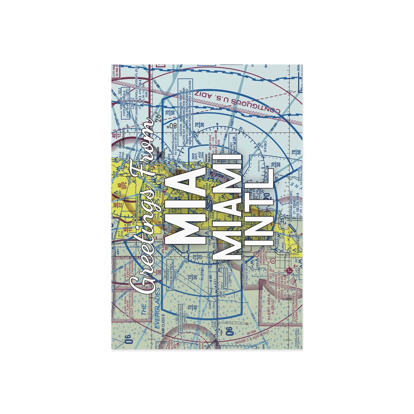 MIA Postcard | Miami International Airport Card