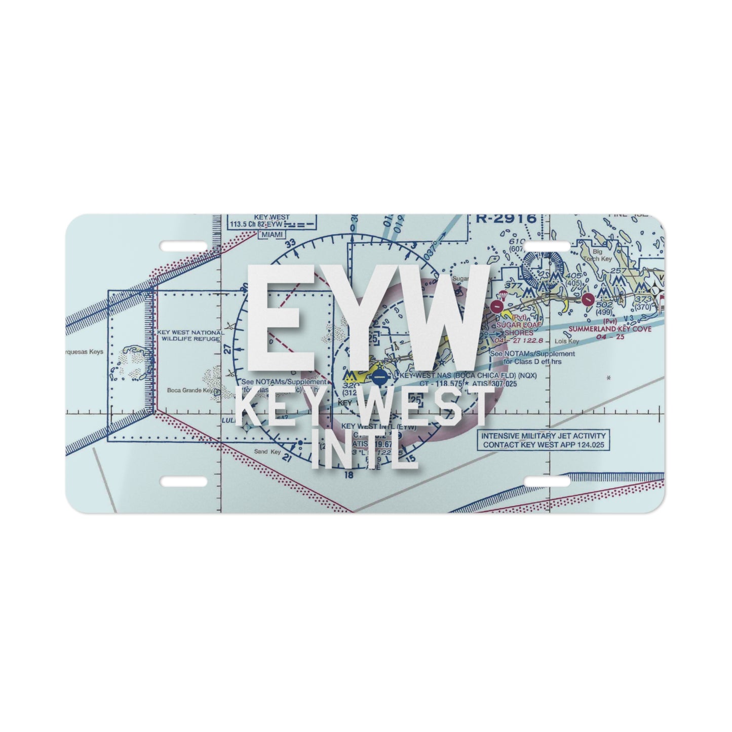 EYW Vanity Plate | Key West International Airport Vanity Plate