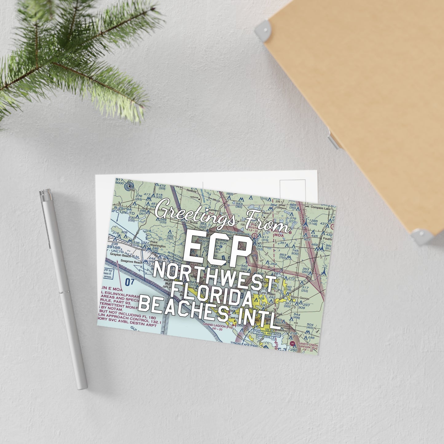 ECP Postcard | Northwest Florida Beaches International Airport Card