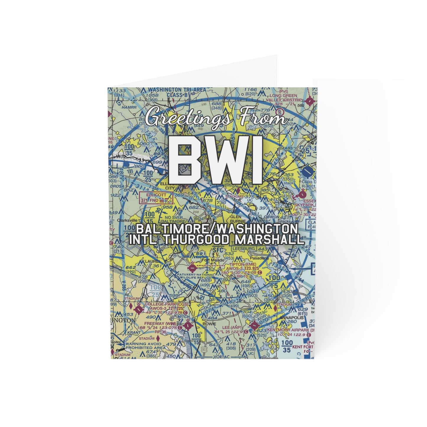 BWI Greeting Cards | Baltimore/Washington International Thurgood Marshall Airport Cards
